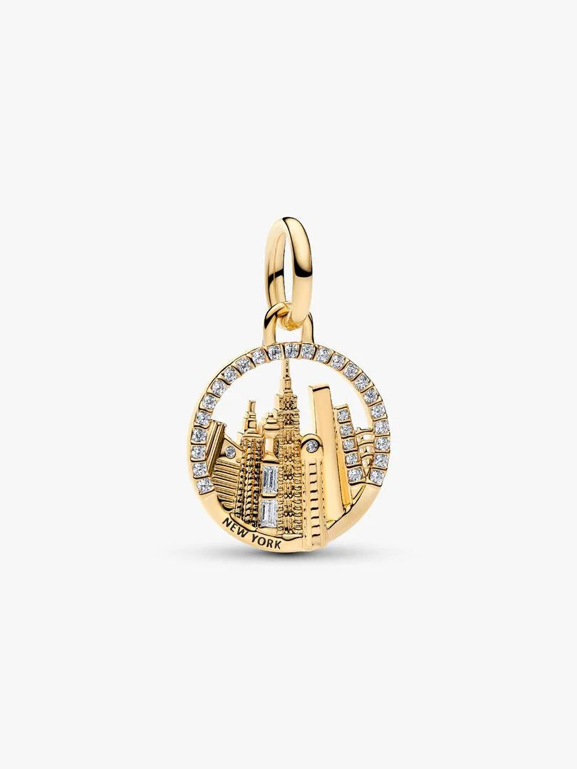 Charm New York – Skyline Dorée et Pierres Scintillantes