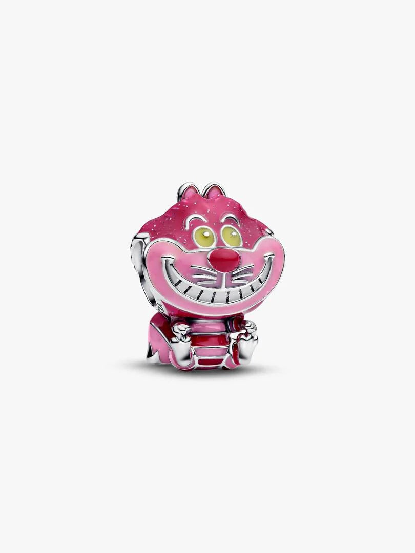 Charm Chat du Cheshire – Argenté aux Nuances Roses