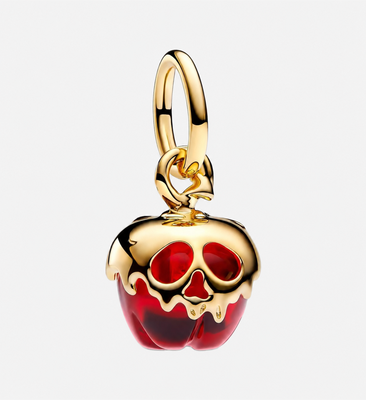 Charm Pomme Enchantée – Doré et rouge intense